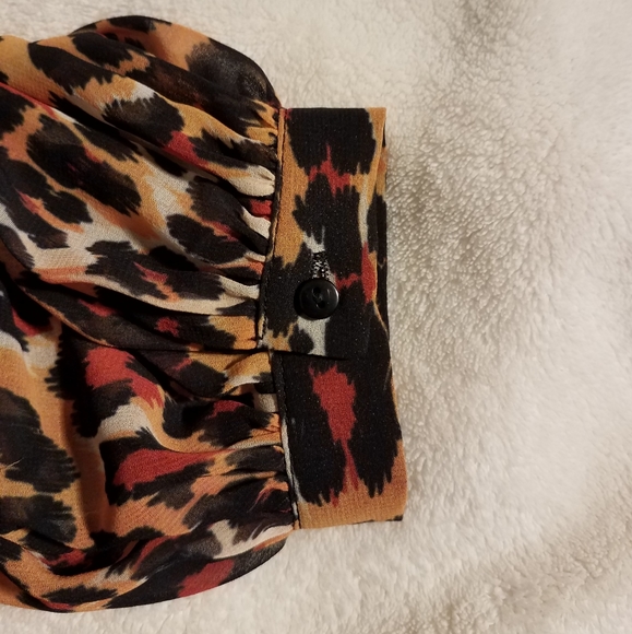 Topshop Leopard print blouse - Picture 7 of 7